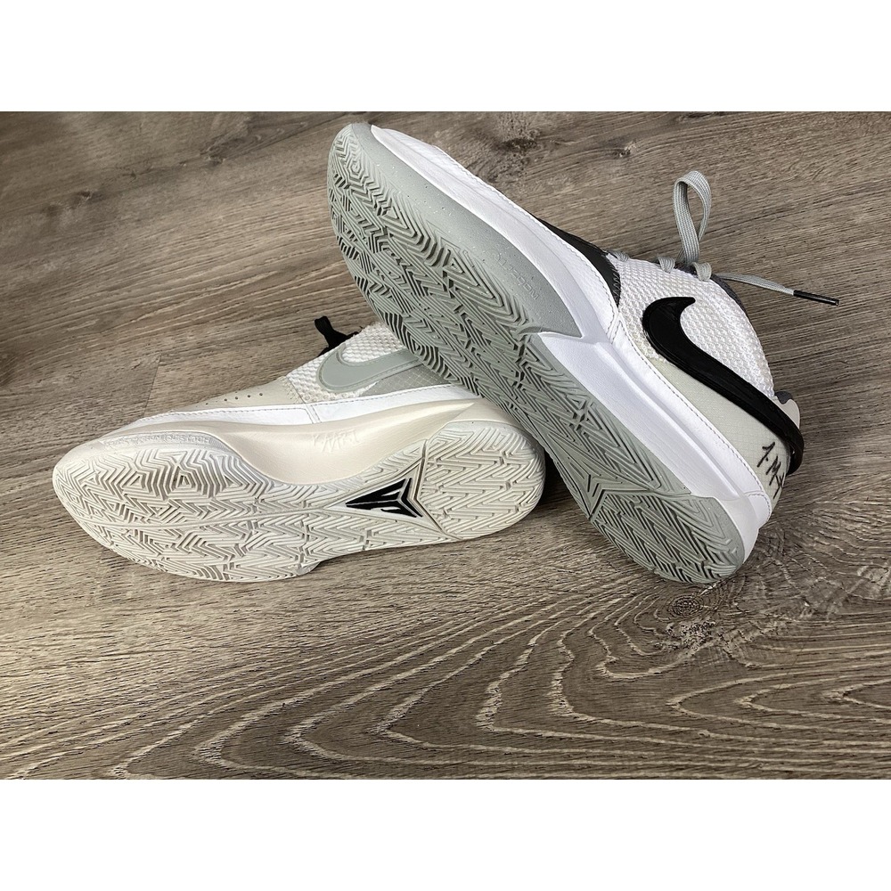 Nike Ja 1 Light Smoke Grey Basketball Sneakers Mens 6.5 DR8785-100 White Gray - Picture 12 of 12